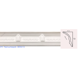 Phào gối đồng tiền CP11