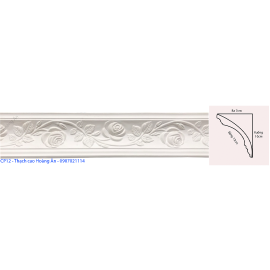 Phào hoa hồng CP12