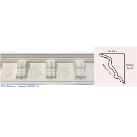 Phào gối đồng tiền CP36