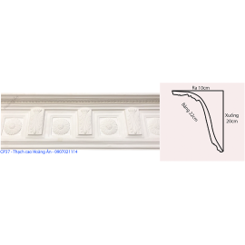 Phào gối đồng tiền CP37