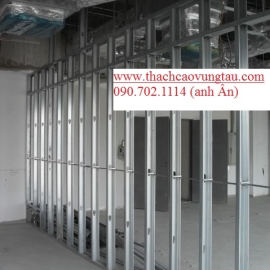 THI CÔNG VÁCH NGĂN THẠCH CAO 